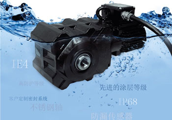 IP68 Gear Motor Submersible Operation