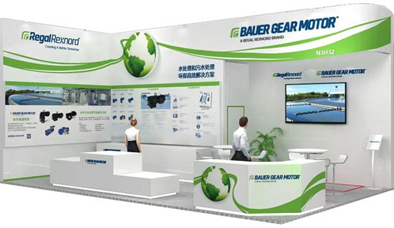 Bauer Gear Motor Booth Photo for CN IEEXPO 2023